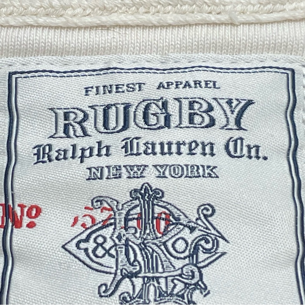 Vtg Ralph Lauren Wales Dragon Rugby Long Sleeve Hooded #2 Jersey Shirt Mens S - Picture 10 of 13